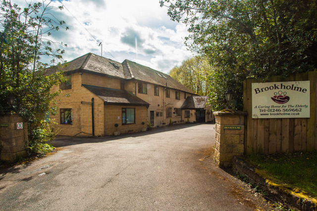 Brookholme Care Home front entrance